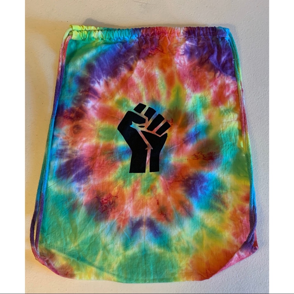 Drawstring Bag w/ BLM Fist